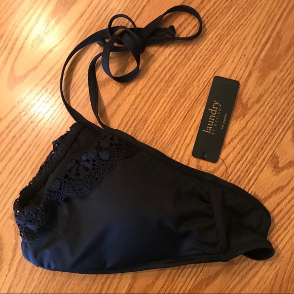NWT Laundry by Design- Lace trim bikini top - Picture 2 of 8